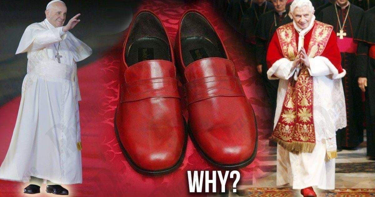 Pope Red Shoes