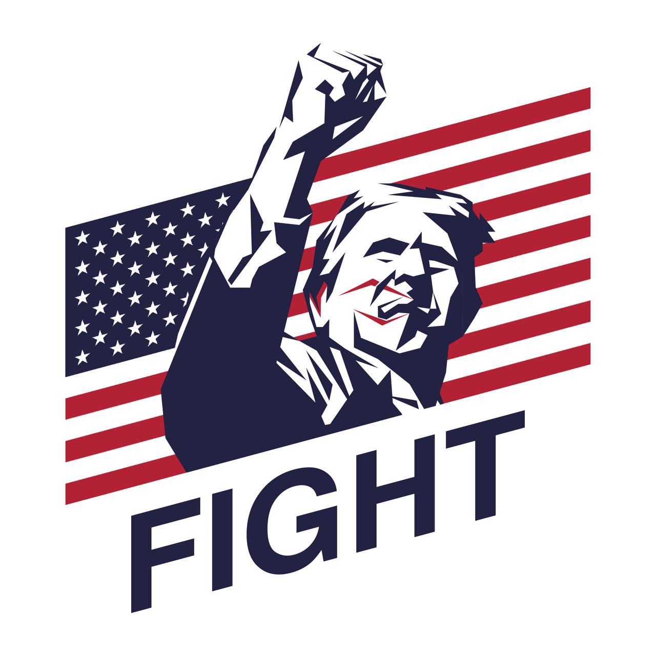 Trump Fight Flag